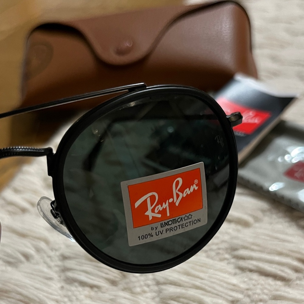 NWT Ray-Ban Round Double Bridge Sunglasses 🕶️ - Picture 8 of 8